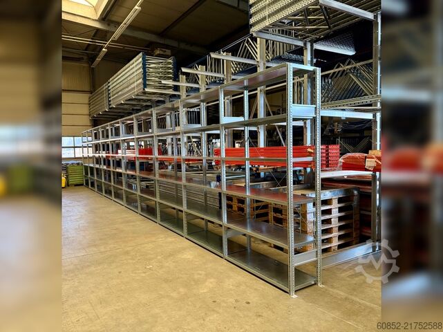 Modular shelf 13 lfm SSI Schäfer R3000 Fachbodenregal 249cm hoch, 50cm tief, 6 Lagerebenen
