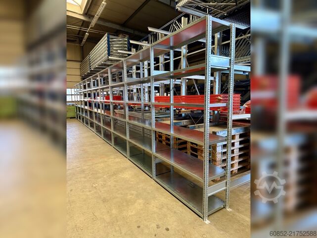 Modular shelf 13 lfm SSI Schäfer R3000 Fachbodenregal 249cm hoch, 50cm tief, 6 Lagerebenen