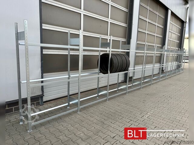Modular shelf ca. 34,56 lfm. Reifenregale META für bis zu 360 Reifen! Neuware