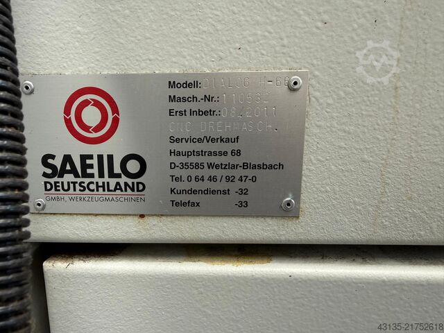 Cycle-controlled lathe Saeilo Dialog H 66