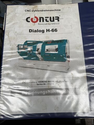 Cycle-controlled lathe Saeilo Dialog H 66