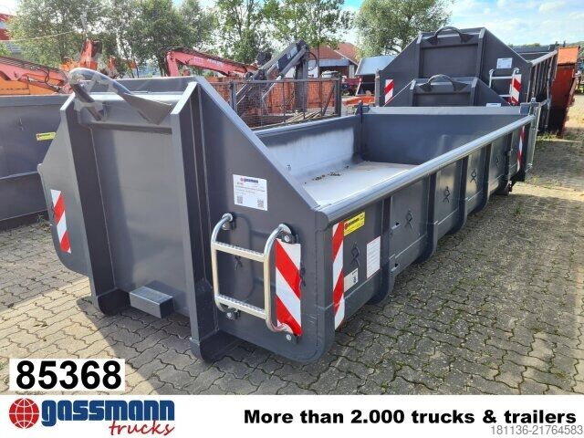 Roll-off container  Abrollcontainer mit Klappe ca. 9m³, überfahrbar,