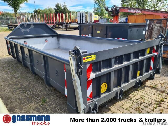 Roll-off container  Abrollcontainer mit Klappe ca. 9m³, überfahrbar,