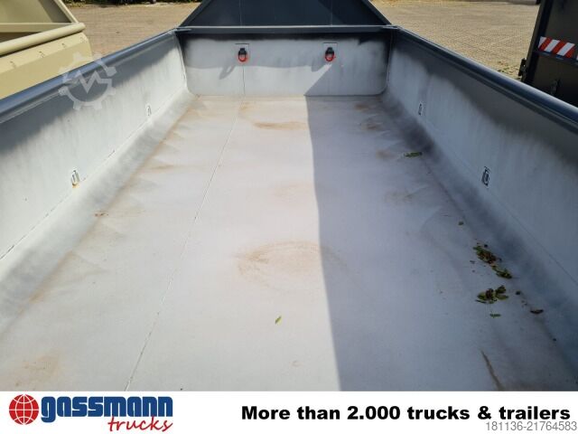 Roll-off container  Abrollcontainer mit Klappe ca. 9m³, überfahrbar,