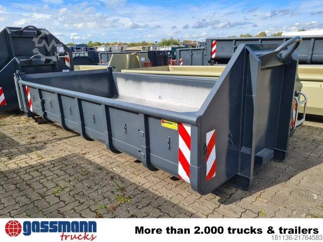 Roll-off container  Abrollcontainer mit Klappe ca. 9m³, überfahrbar,