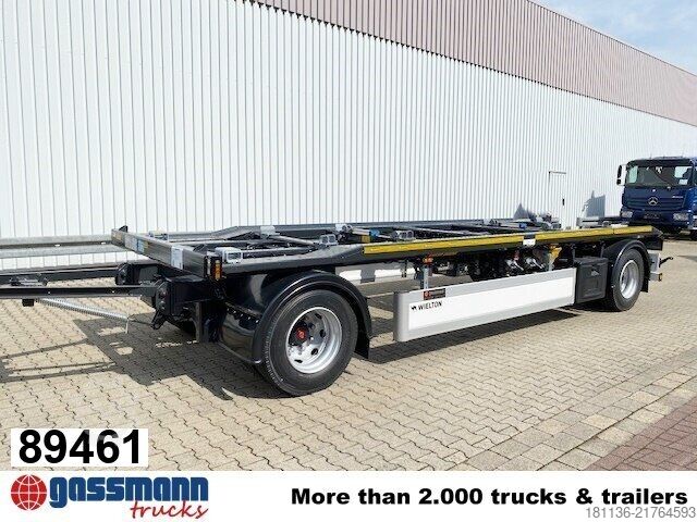 Roll off trailer Wielton PS2P70B Abrollanhänger bis 7,25 m Behälter