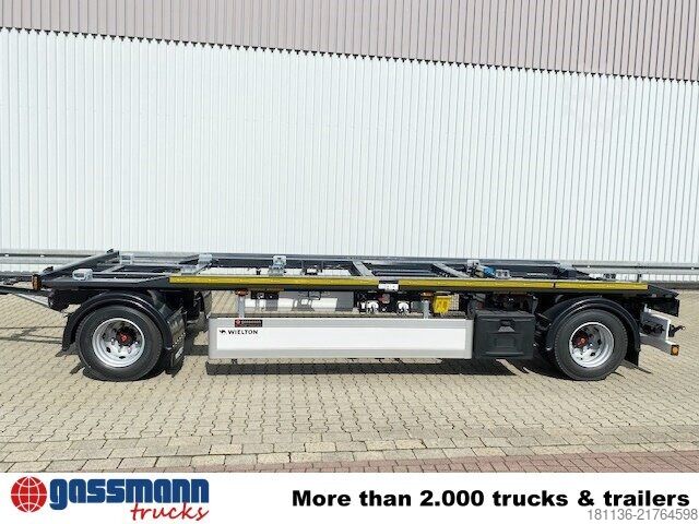Roll off trailer Wielton PS2P70B Abrollanhänger bis 7,25 m Behälter