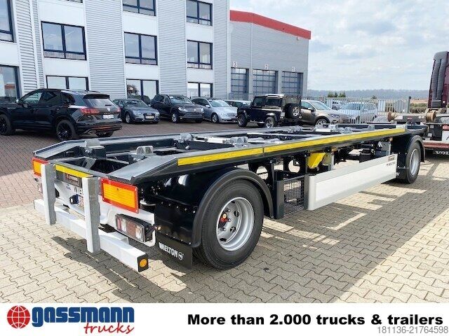 Roll off trailer Wielton PS2P70B Abrollanhänger bis 7,25 m Behälter