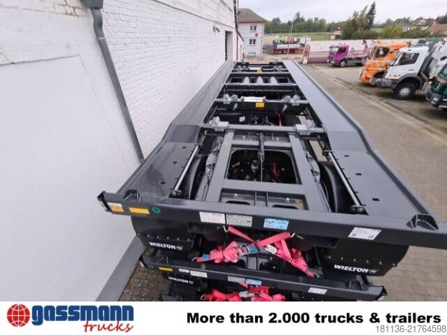 Roll off trailer Wielton PS2P70B Abrollanhänger bis 7,25 m Behälter