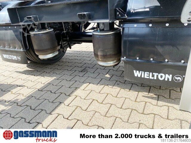 Roll off trailer Wielton PS2P70B Abrollanhänger bis 7,25 m Behälter