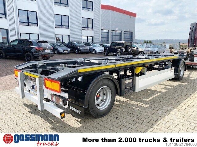 Roll off trailer Wielton PS2P70B Abrollanhänger bis 7,25 m Behälter
