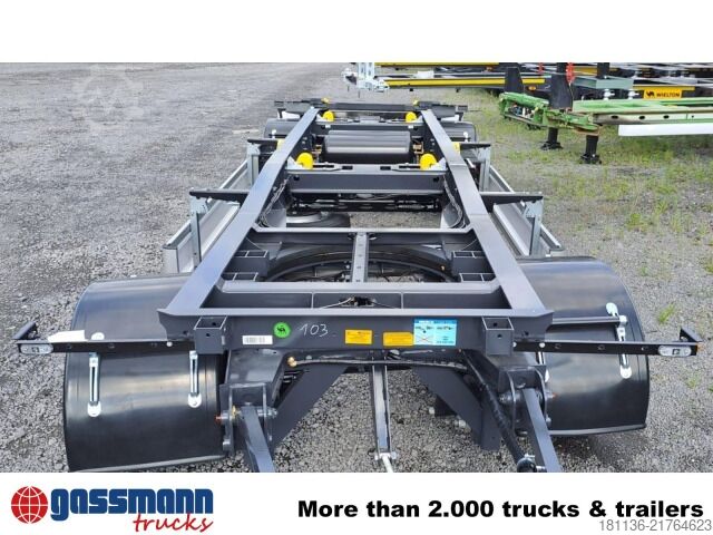 Roll off trailer Wielton PS2H M3 Schlitten-Abrollanhänger