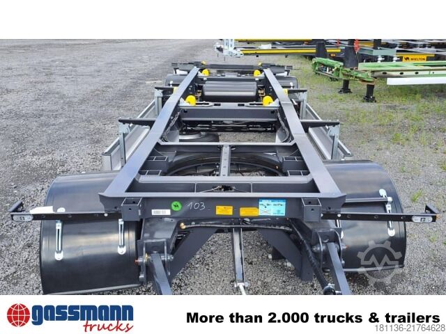 Roll off trailer Wielton PS2H M3 Schlitten-Abrollanhänger