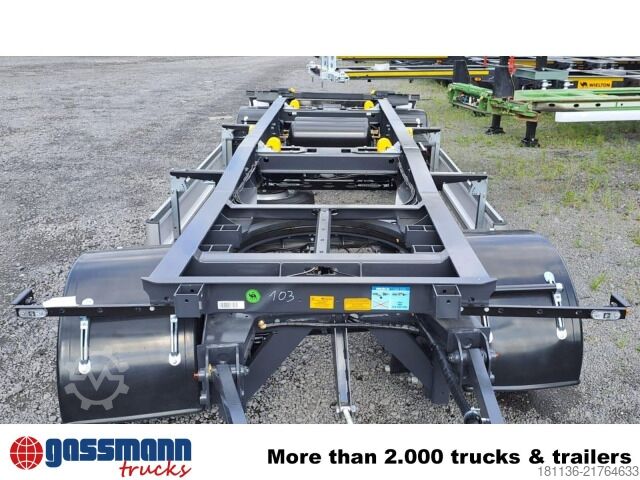 Roll off trailer Wielton PS2H M3 Schlitten-Abrollanhänger