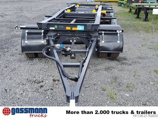 Roll off trailer Wielton PS2H M3 Schlitten-Abrollanhänger