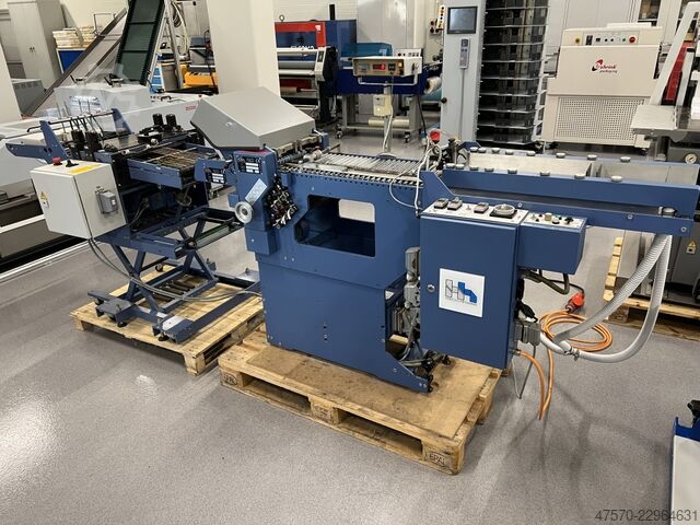 Folding machine Herzog Heymann KL112-6 Pharmaceutical Folding Machine + Press and Stacking