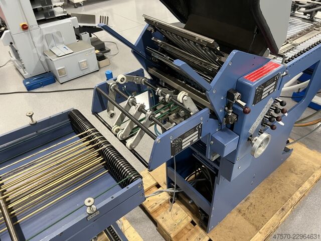 Folding machine Herzog Heymann KL112-6 Pharmaceutical Folding Machine + Press and Stacking