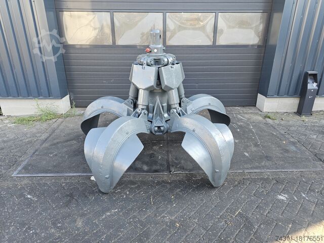 Material handler fuchs hdms 600 liter polie0pgrijper