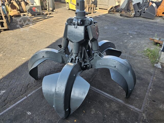 Material handler fuchs hdms 600 liter polie0pgrijper