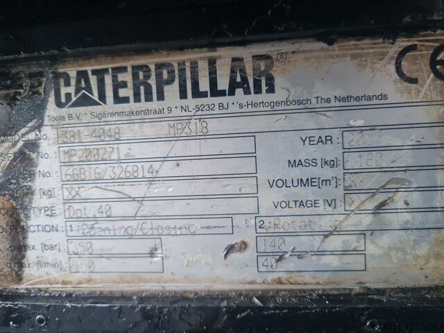 Construction machine Caterpillar mp318 crusher verachtert vt mp