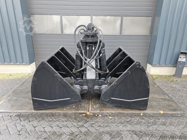 Material handler camshell bucket 1800l hgt fuchs liebherr sennebogen