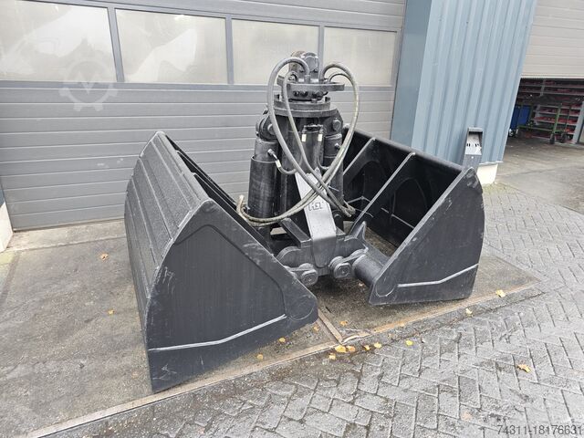 Material handler camshell bucket 1800l hgt fuchs liebherr sennebogen