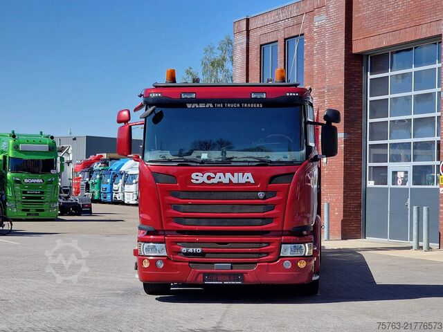 Car carrier van Scania G410 8x2*6 - Machine transporter - Loading ramp...
