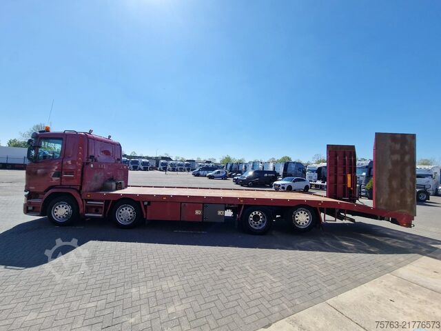Car carrier van Scania G410 8x2*6 - Machine transporter - Loading ramp...