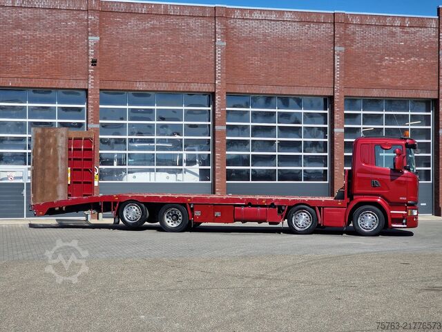 Car carrier van Scania G410 8x2*6 - Machine transporter - Loading ramp...