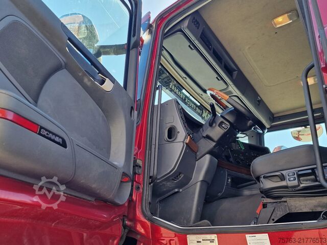 Car carrier van Scania G410 8x2*6 - Machine transporter - Loading ramp...