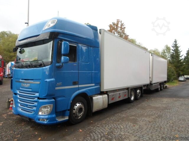 Refrigerated truck DAF XF 410/ 6x2/ Anhänger / Tiefkühler