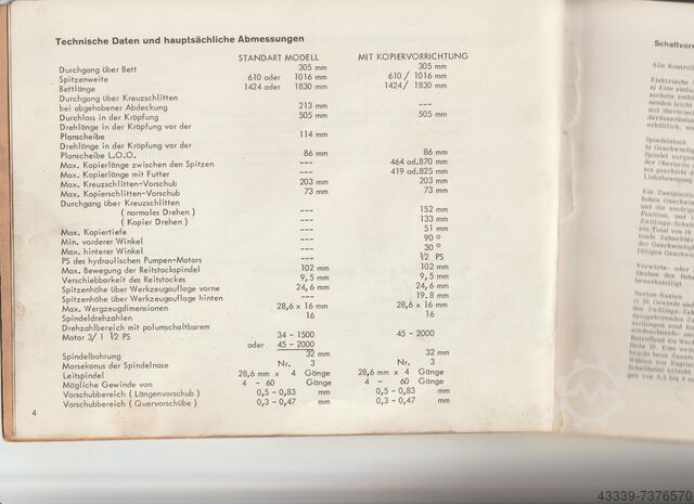 LZ-Drehmaschine Harrison L 12