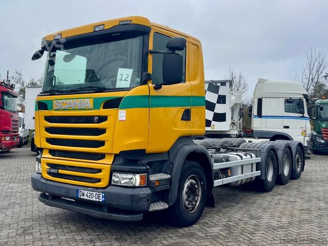 Chassis with cab Scania R490 Retarder