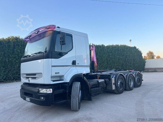 Roll-off tipper truck RENAULT RENAULT 420 USATO SCARRABILE 8X2