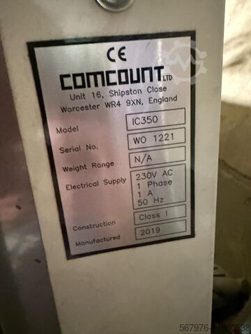 Packing Line Comcount / GIC BFWT Bowl Feeder and VFB2000 Bagger