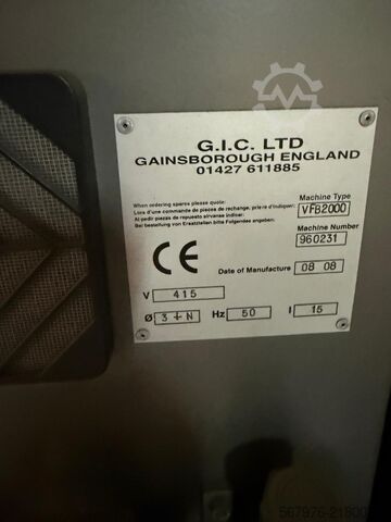 Packing Line Comcount / GIC BFWT Bowl Feeder and VFB2000 Bagger