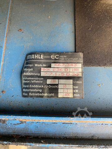 Screw air compressor Mahle MKK 236 D