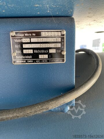 Screw air compressor Mahle MKK 236 D
