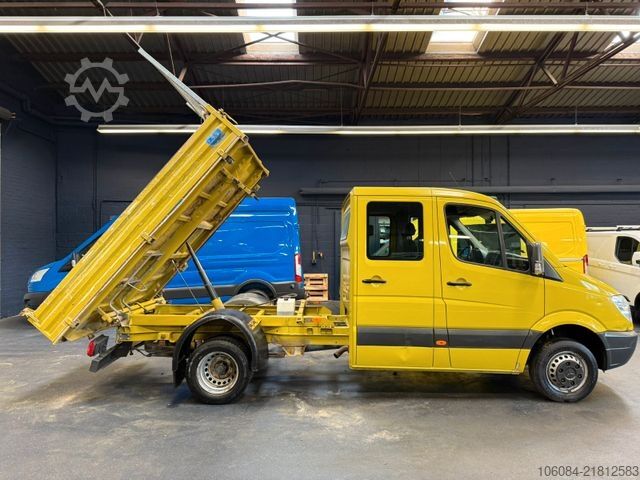 Transporter mit Kipper MERCEDES-BENZ Sprinter 516 DoKa Meiller 3 Seiten Kipper 1.Hand
