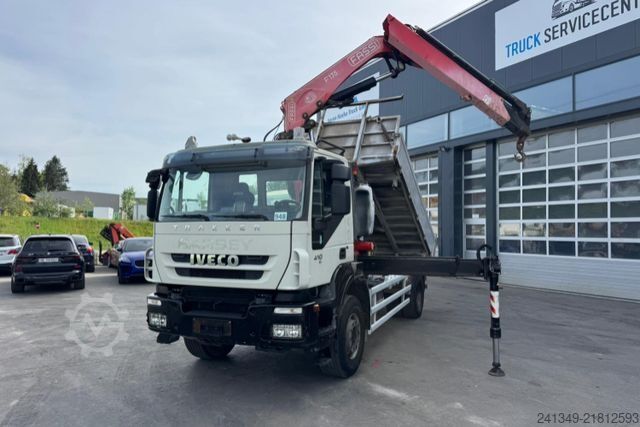 Kipper LKW IVECO Trakker 410 4x2 Fassi 175-3
