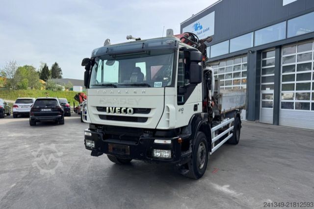 Kipper LKW IVECO Trakker 410 4x2 Fassi 175-3