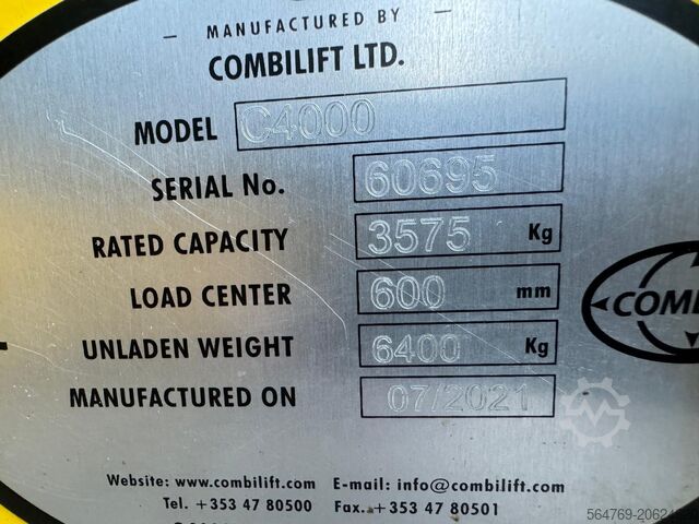 Four-way forklift Combilift C4000/ 2021 year / 1708 hours !!!!