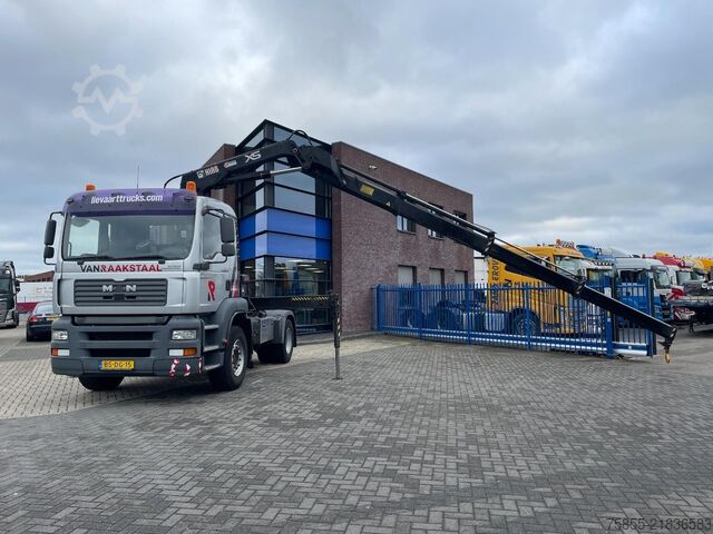 Standard tractor MAN TGA 18.310 Hiab 166 E-3 HIDUO Crane-Kran + Remo...