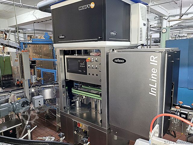 Flaschenabfüllanlage Kettner/Krones/Heuft/Cobert/SWC/NIKO Blitzpac A35 T1/K 671-069/Spectrum Inline IRProntomatic K090-A43/