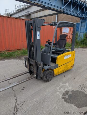 Electric 3-wheel forklift Jungheinrich LE ac 16 L // containerfähig // Triplex // Seitens