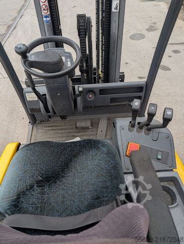 Electric 3-wheel forklift Jungheinrich LE ac 16 L // containerfähig // Triplex // Seitens
