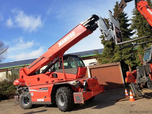 Telehandler rotating Manitou MRT 2470+ Privilege AC Klima