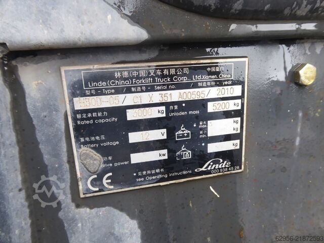 Diesel Forklift Linde H30D-05