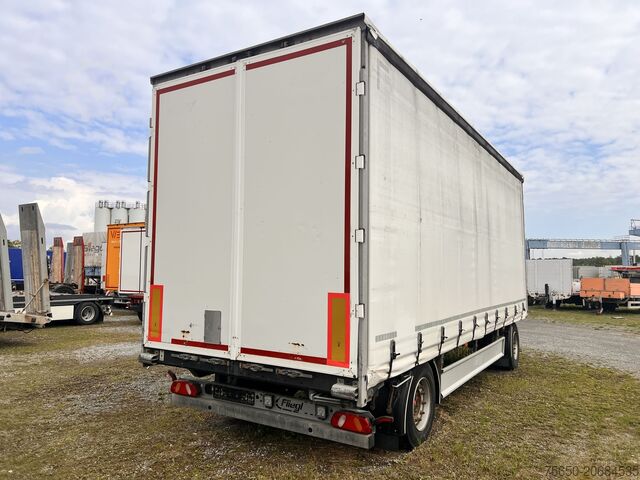 Open trailer with tarp Fliegl ZPS180  2 Achs Jumbo- Planen, Mega, durchladbar