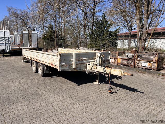 Low loader trailer HIRTH TT  Tandemtieflader